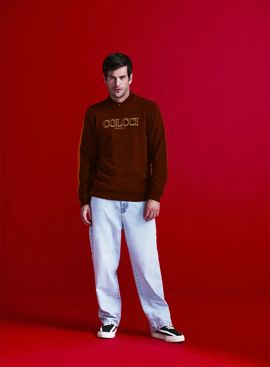 Blusão Moletom Masculino Comfort Com Logo