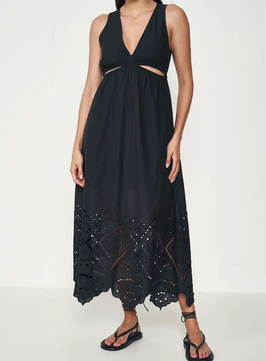 Vestido Longo Vazado