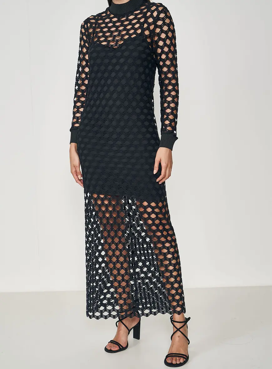 Vestido Rede Da Lua