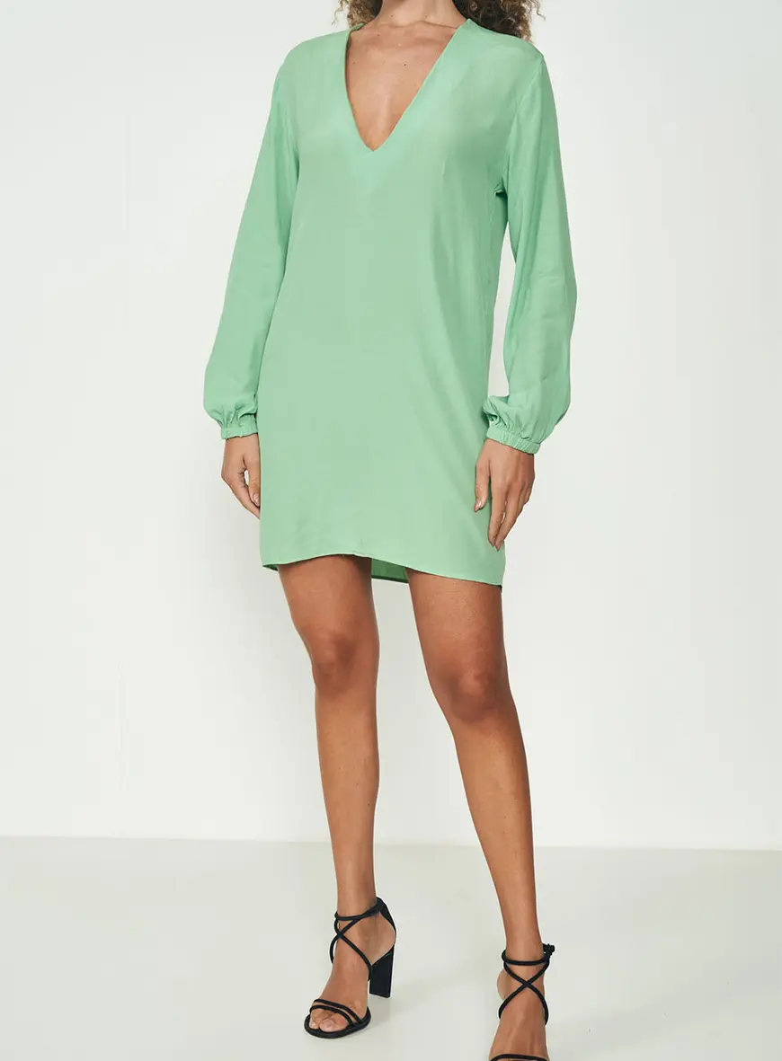Vestido Comfort Manga Longa