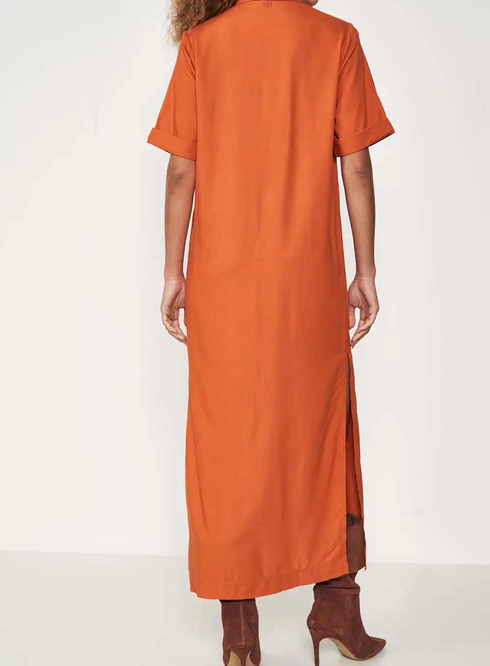 Vestido Sunset Breeze Laranja