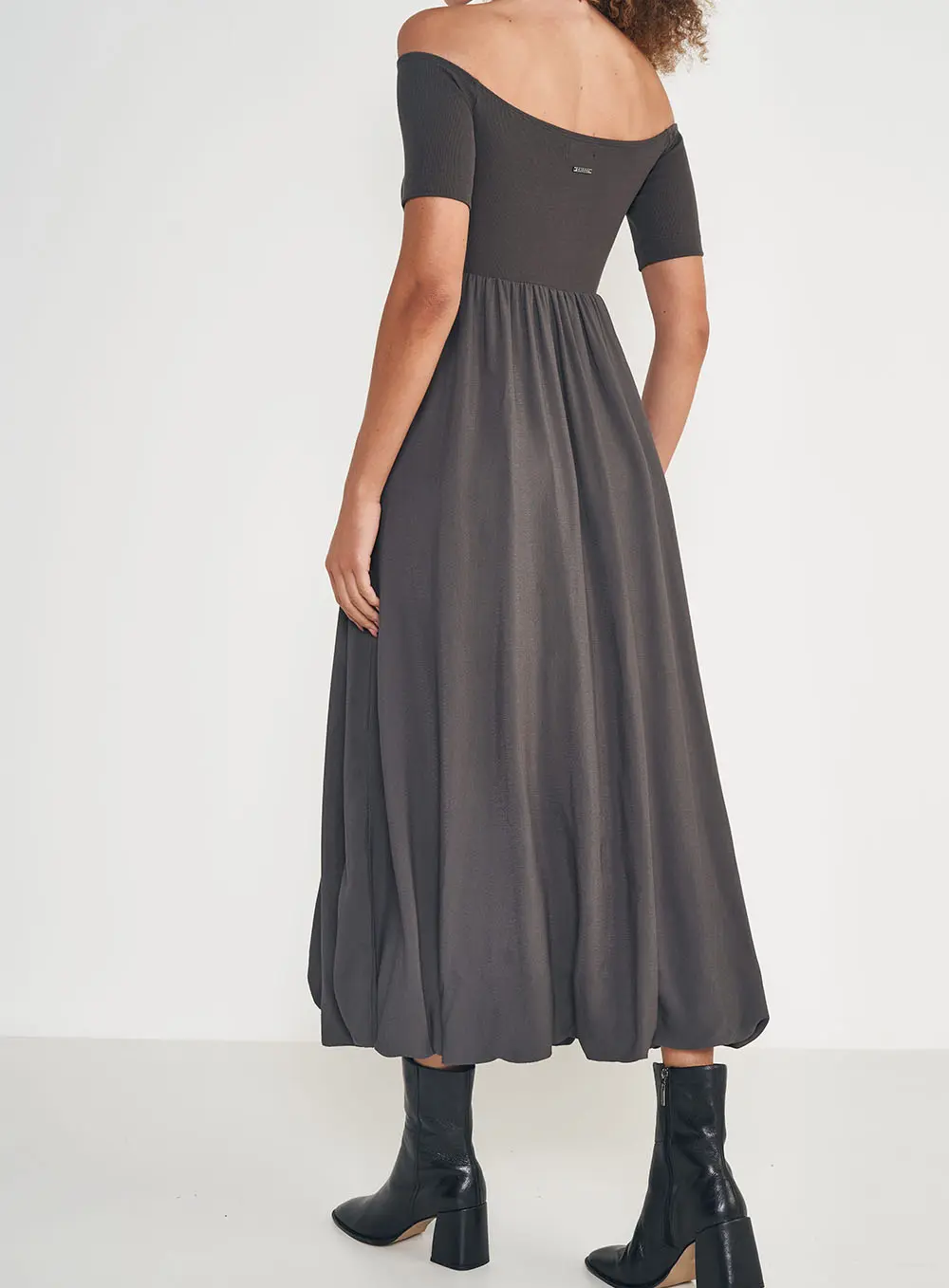 Vestido Longo Tomara Que Caia Cinza