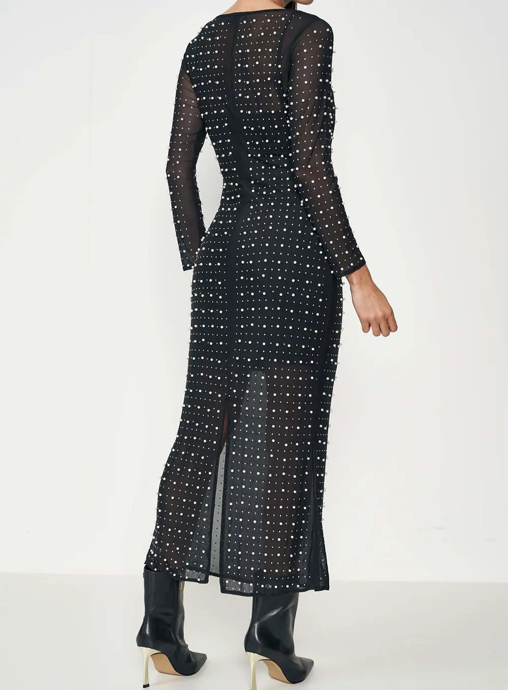 Vestido Midnight Sparkle Preto