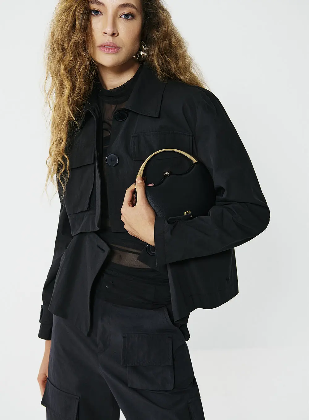 Jaqueta Military Preto