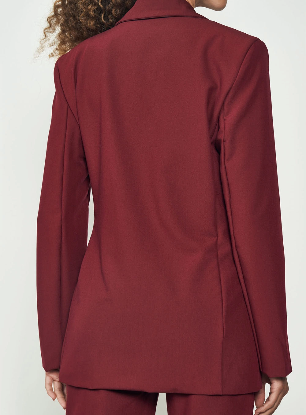 Blazer Alfaiataria Loose Bordo Bloodstone