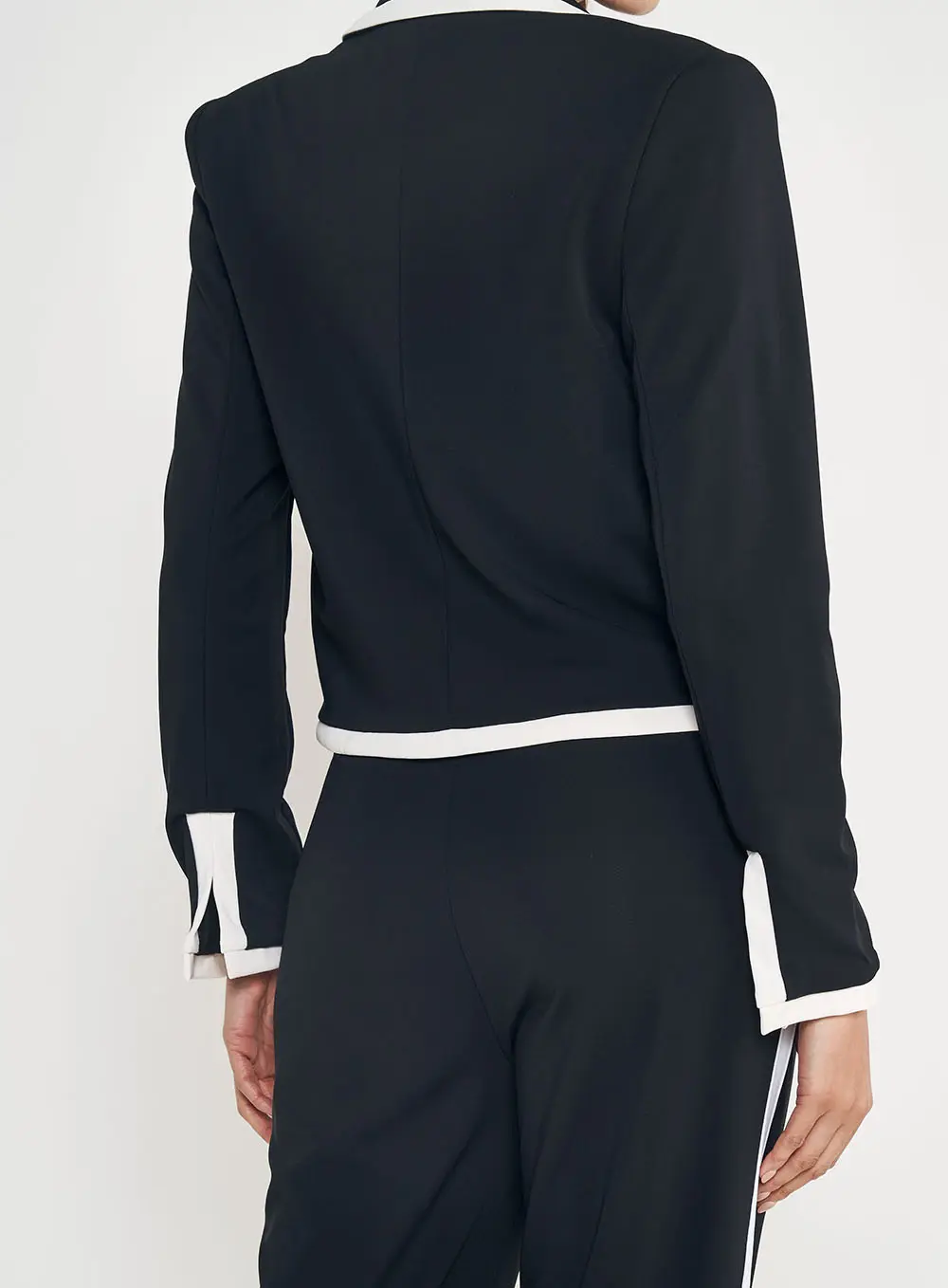 Blazer Feminino Reto Alfaiataria Preto