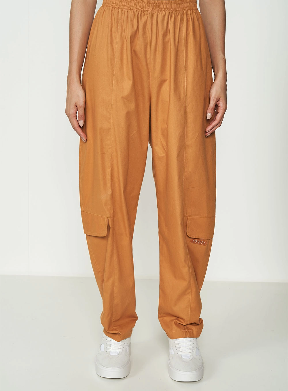 Calça Loose Cargo Amarelo