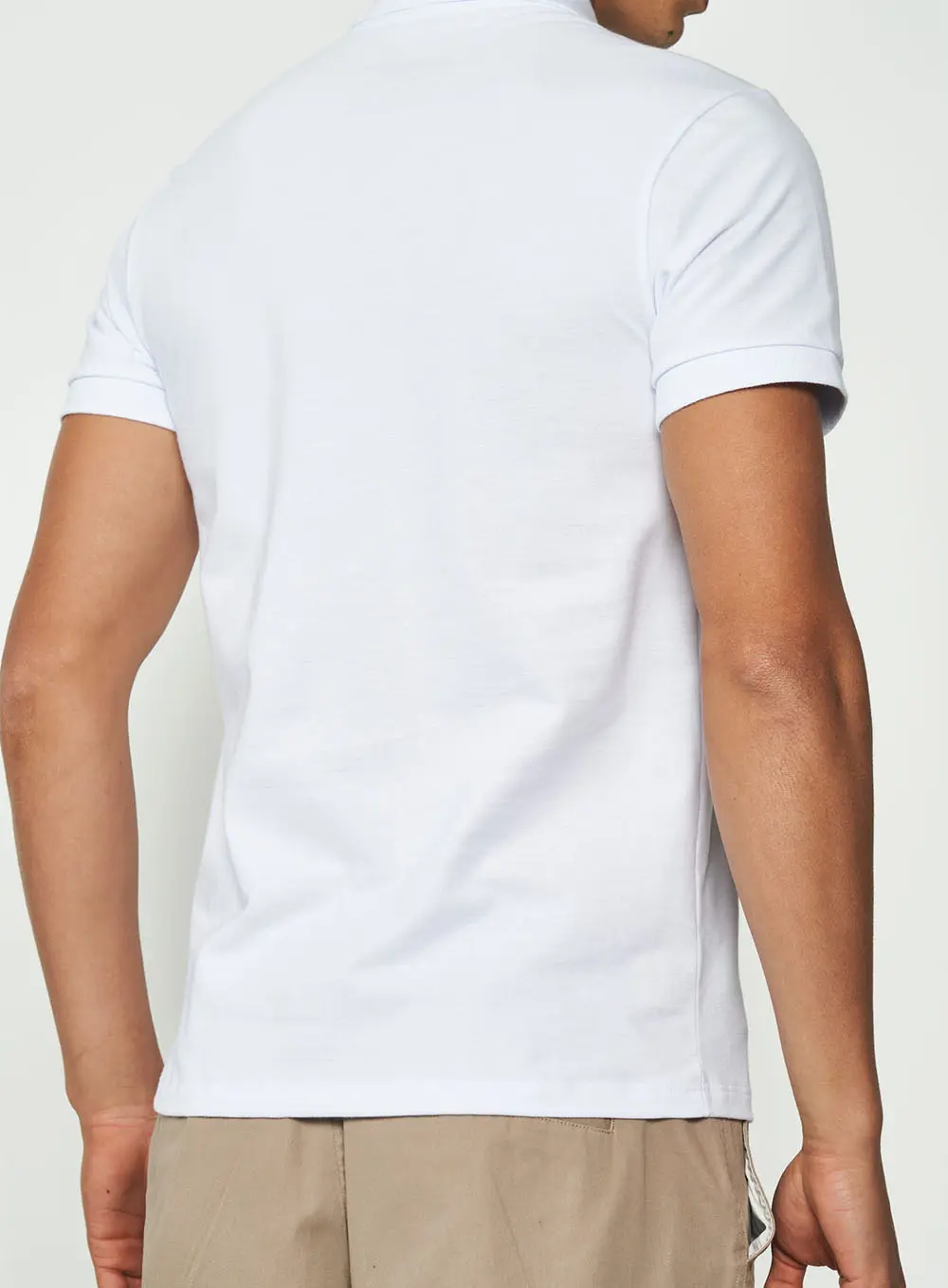 Camisa Polo Branca Branco