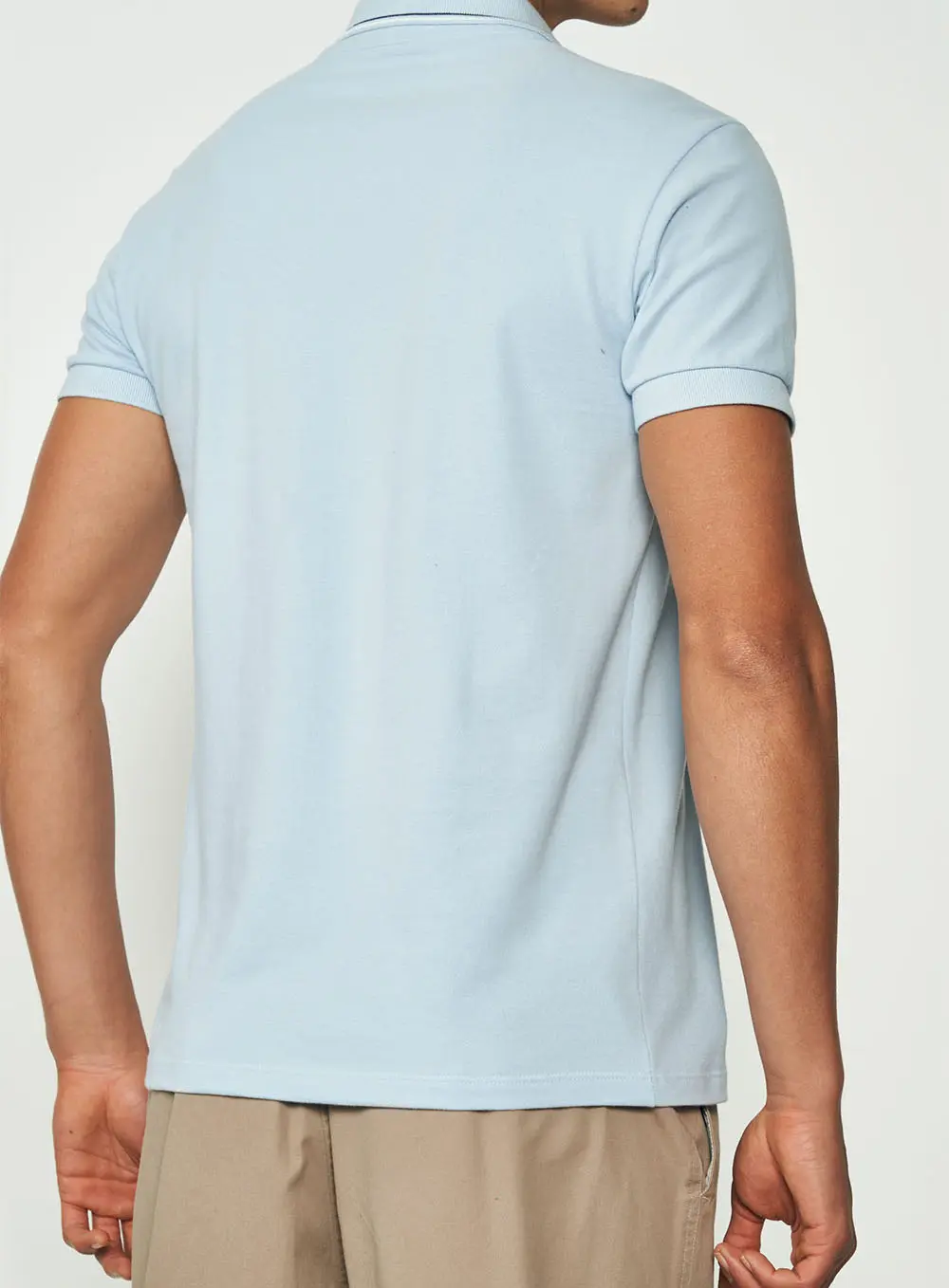 Camisa Polo Azul Claro Azul Cashmere