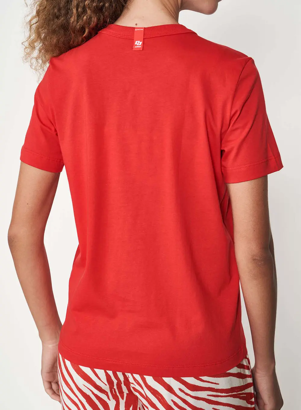 Camiseta Comfort Manga Curta Vermelho