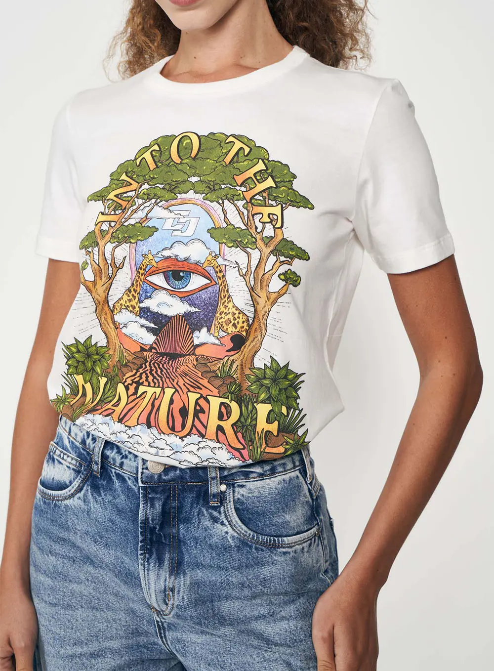 Camiseta Estampada Manga Curta Off Shell