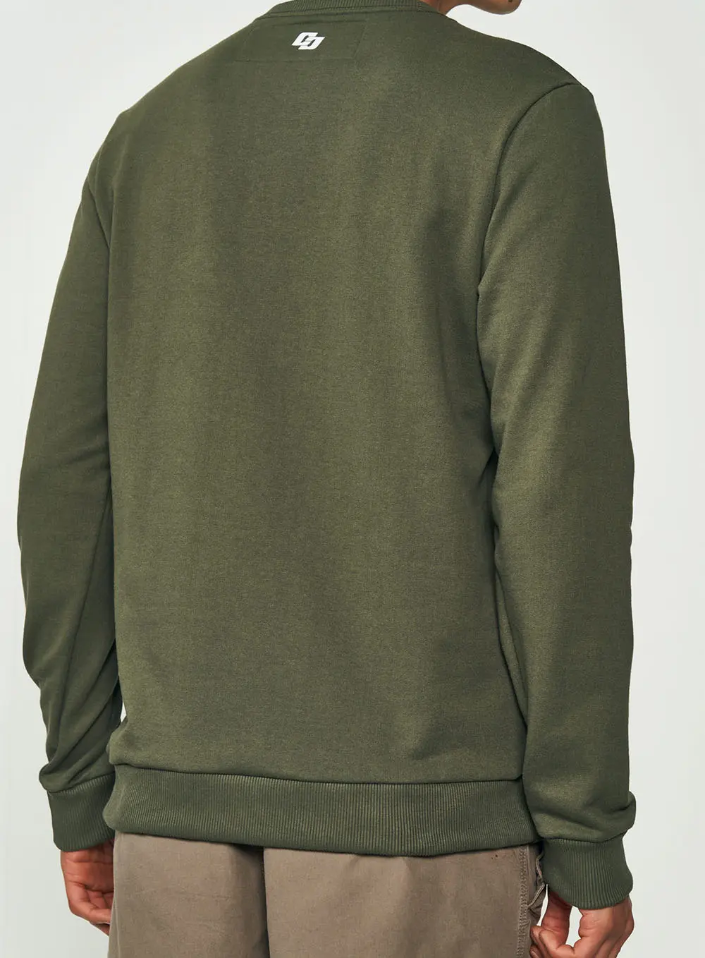 Blusão Masculino Reto Logo Relevo Comfort Verde Demetri