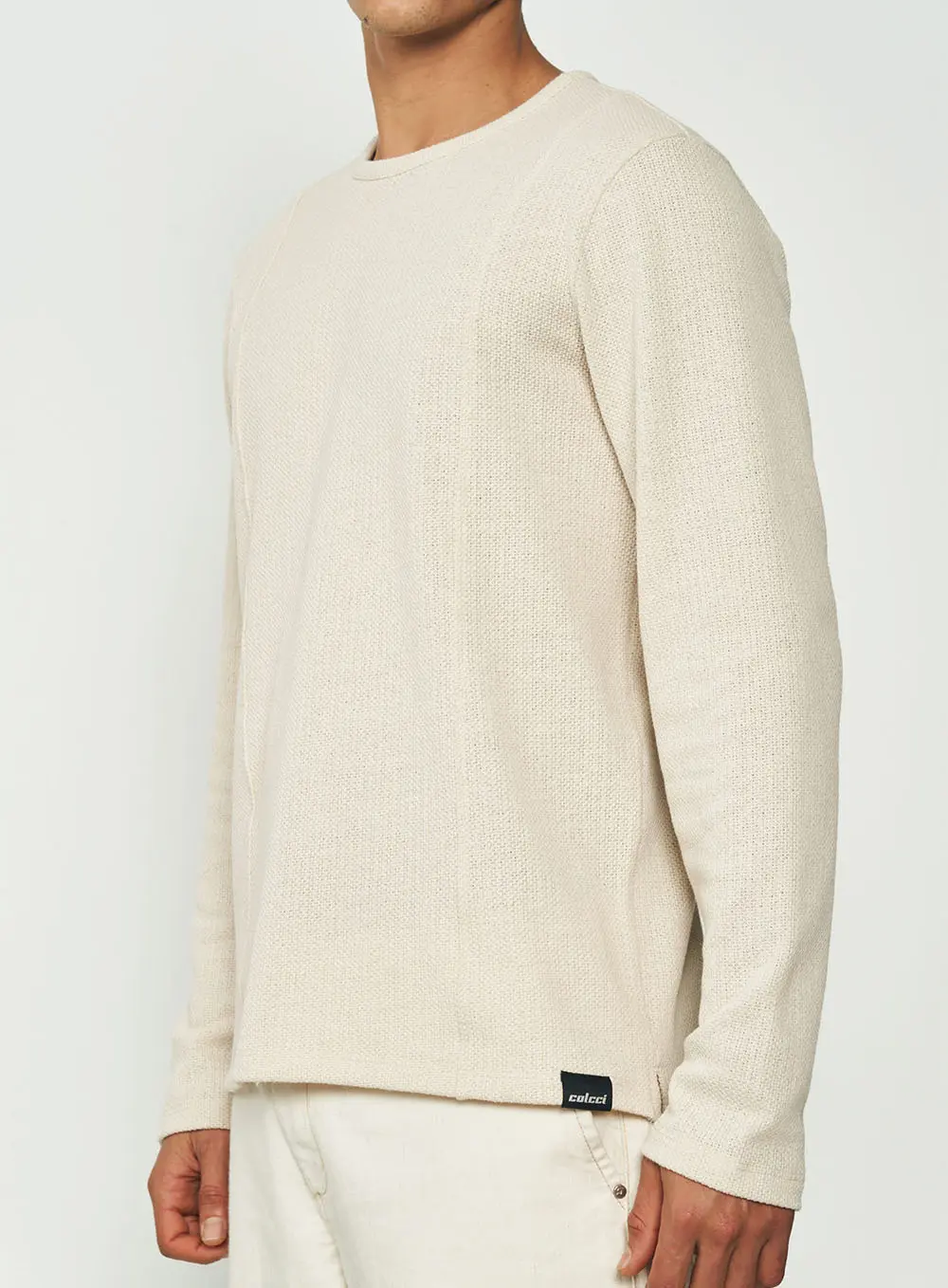 Blusão Masculino Texturizado Super Comfort Bege