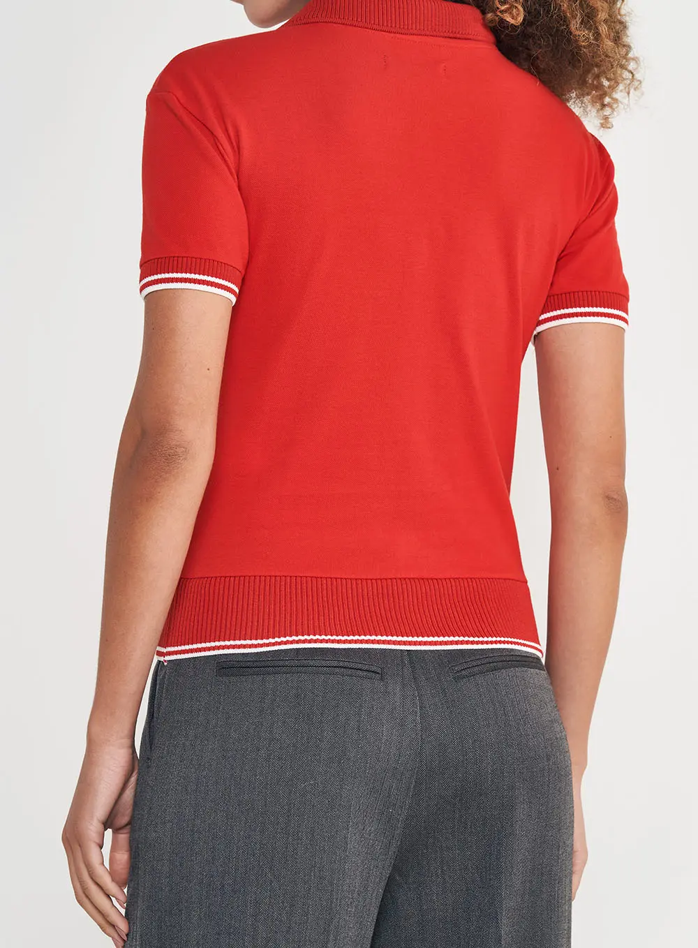 Polo Canelada Elegance Vermelho