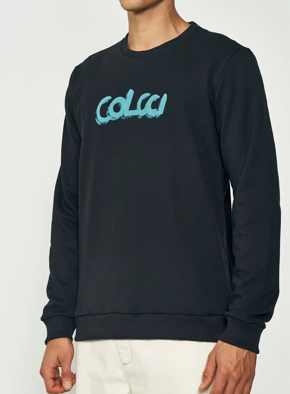 Blusão Masculino Reto Estampa Logo Modern Preto