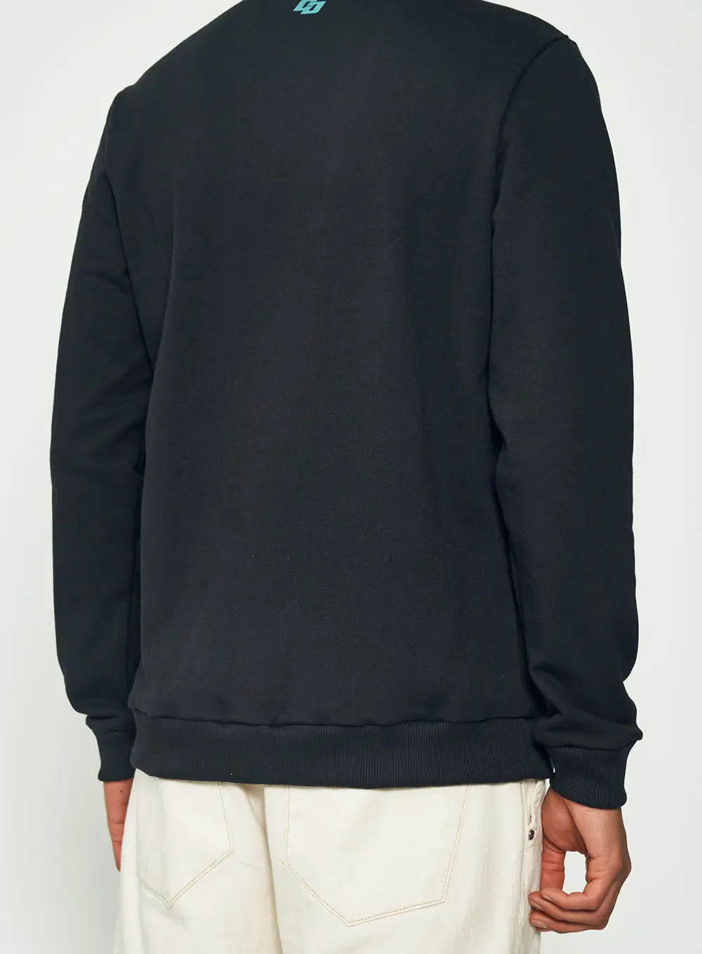 Blusão Masculino Reto Estampa Logo Modern Preto