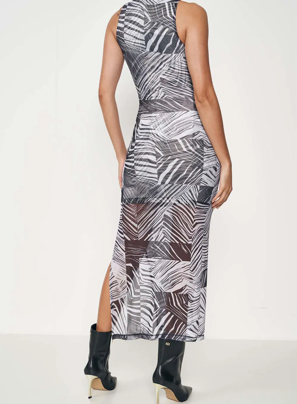 Vestido Tule Estampado Estampados