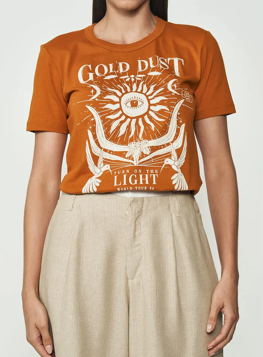 Camiseta Estampada Gold Dust
