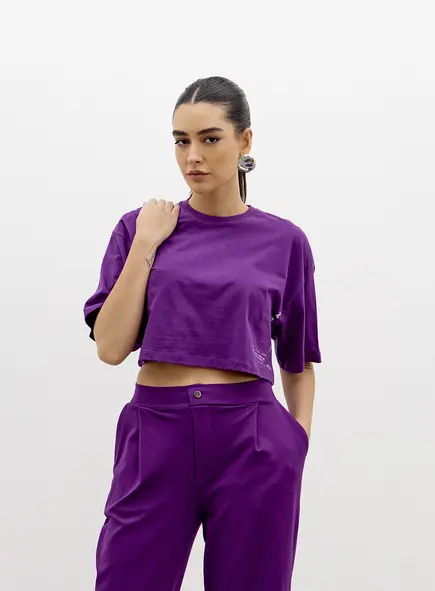 Camiseta Encurtada Beet