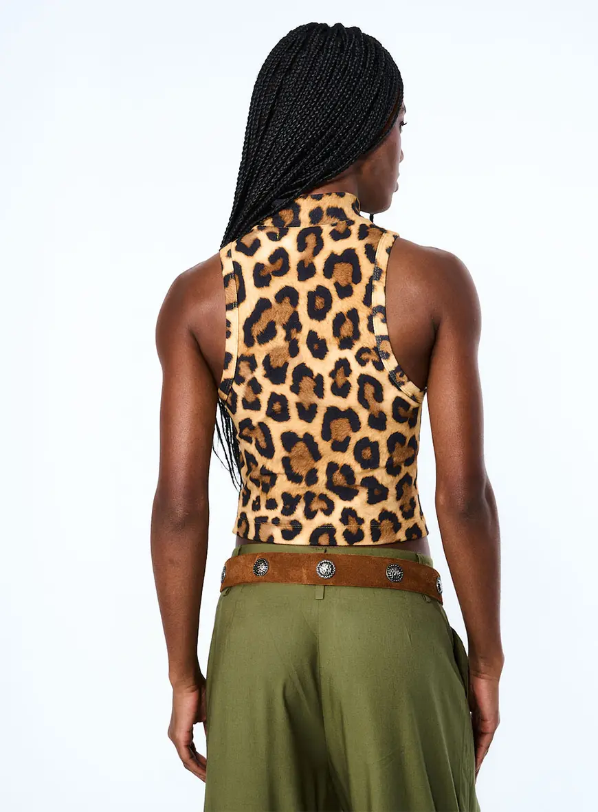 Blusa Gola Alta Onça Estampados 4