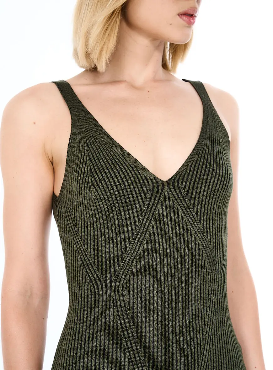 Vestido Tricot Verde 3
