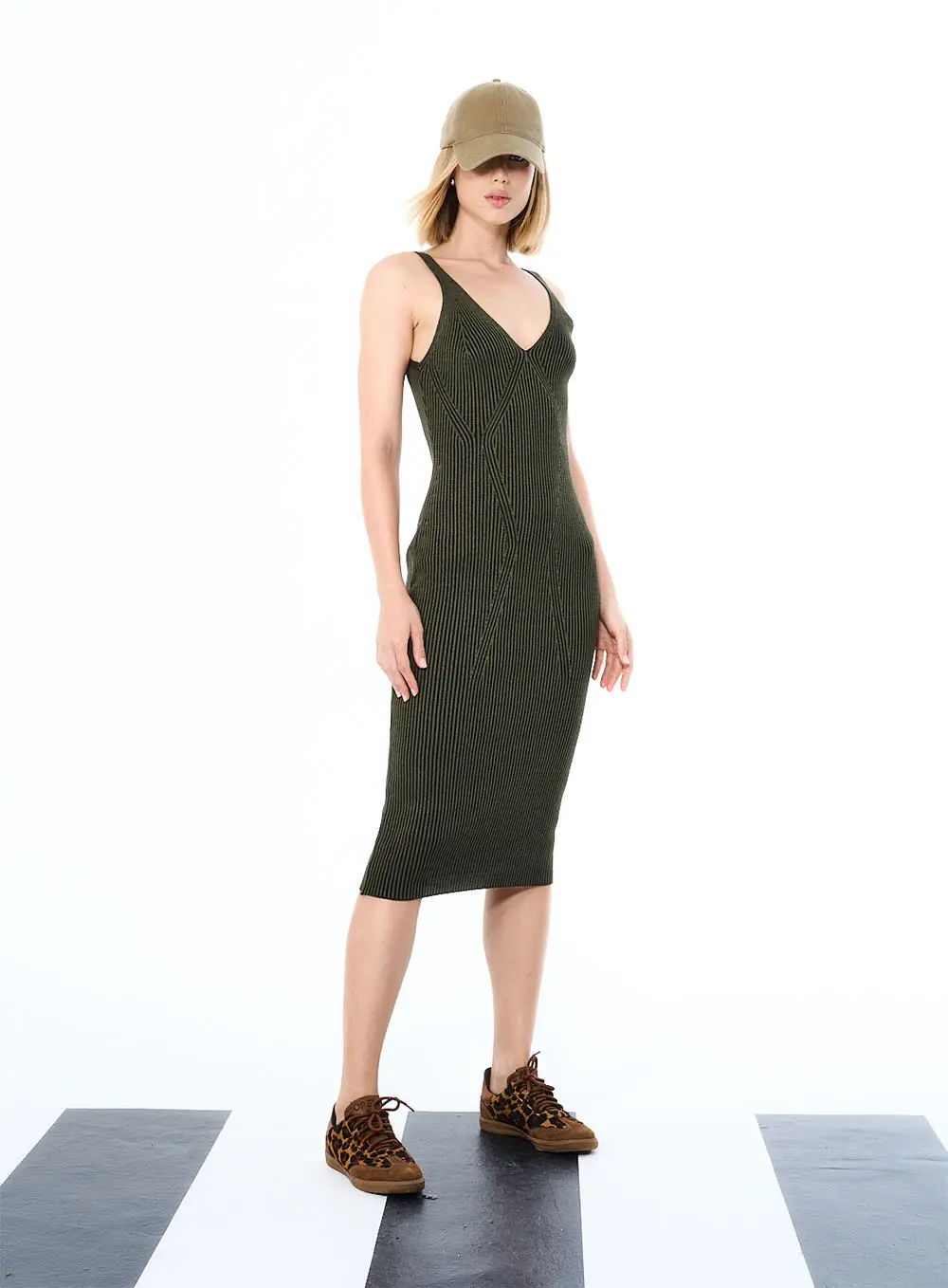 Vestido Tricot Verde 2