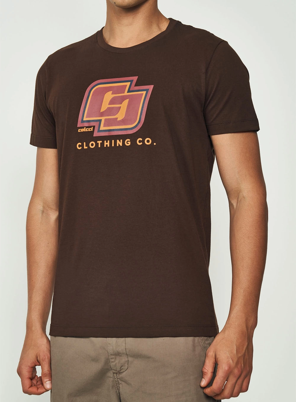 Camiseta Estampada Clothing Co Marrom