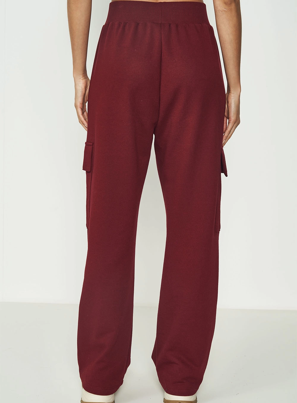 Calça Moletom Marsala Urban Cargo Bordô Bloodstone