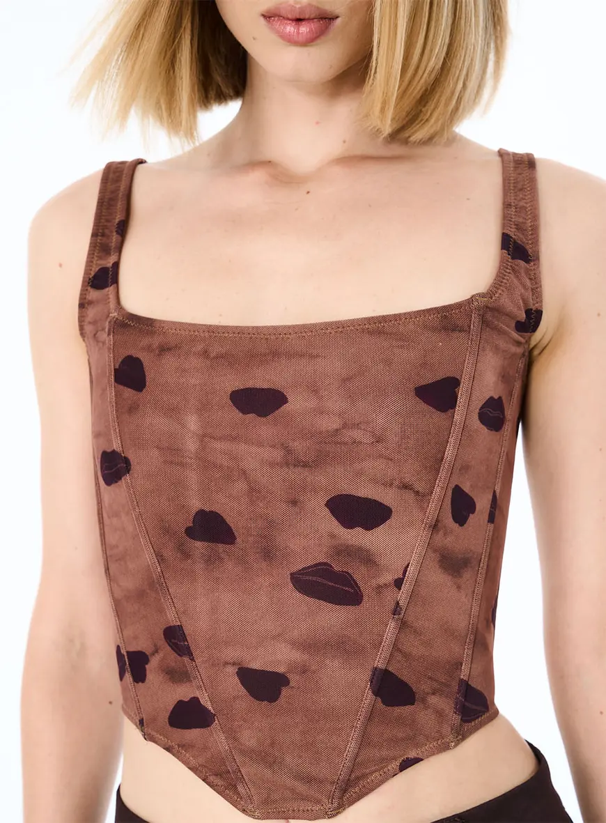 Top Estilo Corset Estampados 1