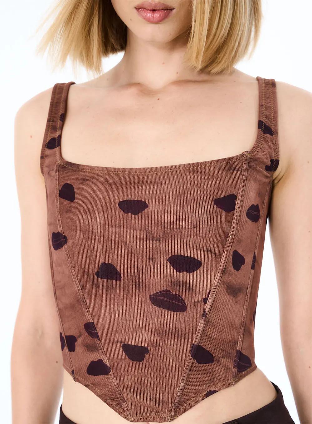 Top Estilo Corset Estampados 1