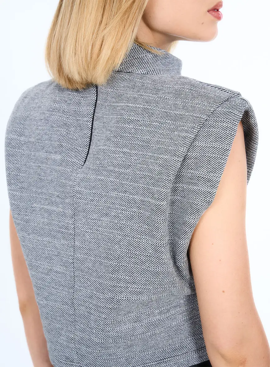 Blusa Gola Alta Muscle Preto 4