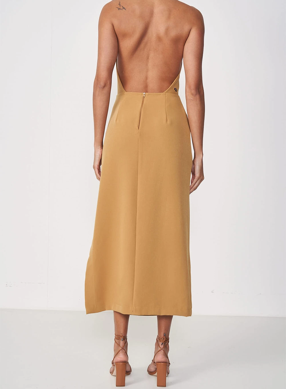 Vestido Colcci Marrom Ebbela