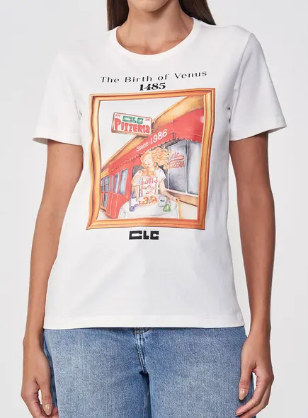 Camiseta Feminina Regular Estampada - Make Art