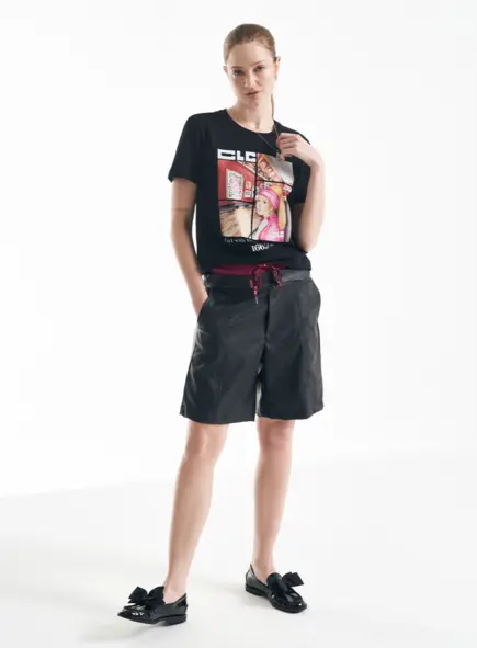 Camiseta Feminina Regular Estampada - Make Art
