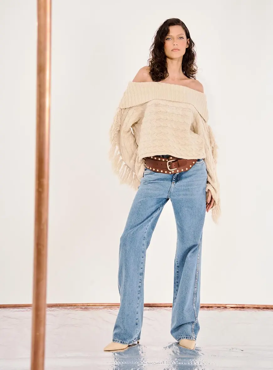 Calça Jeans Feminina Baggy Índigo 3