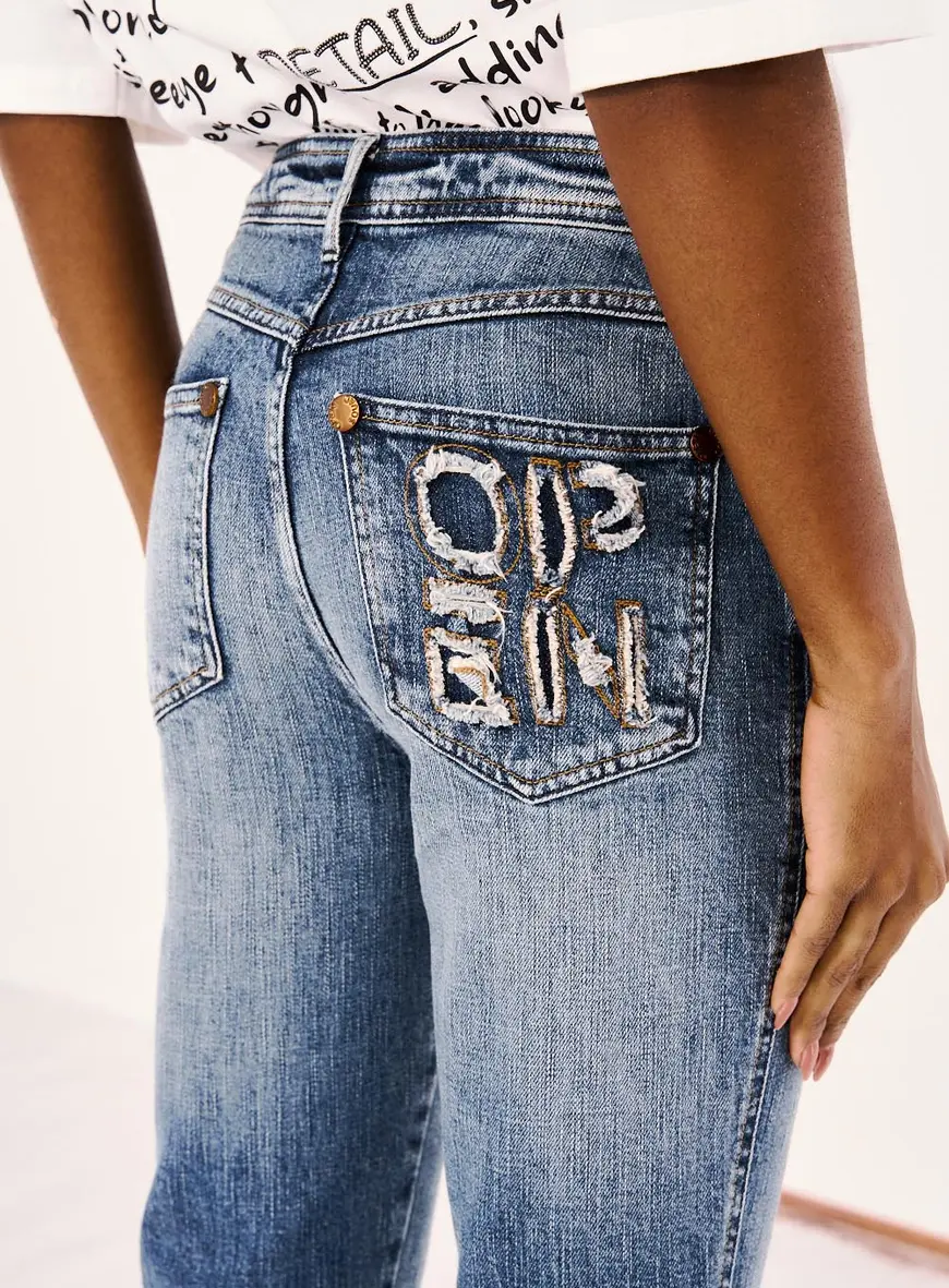 Calça Jeans Feminina Skinny Cós Baixo Índigo 2