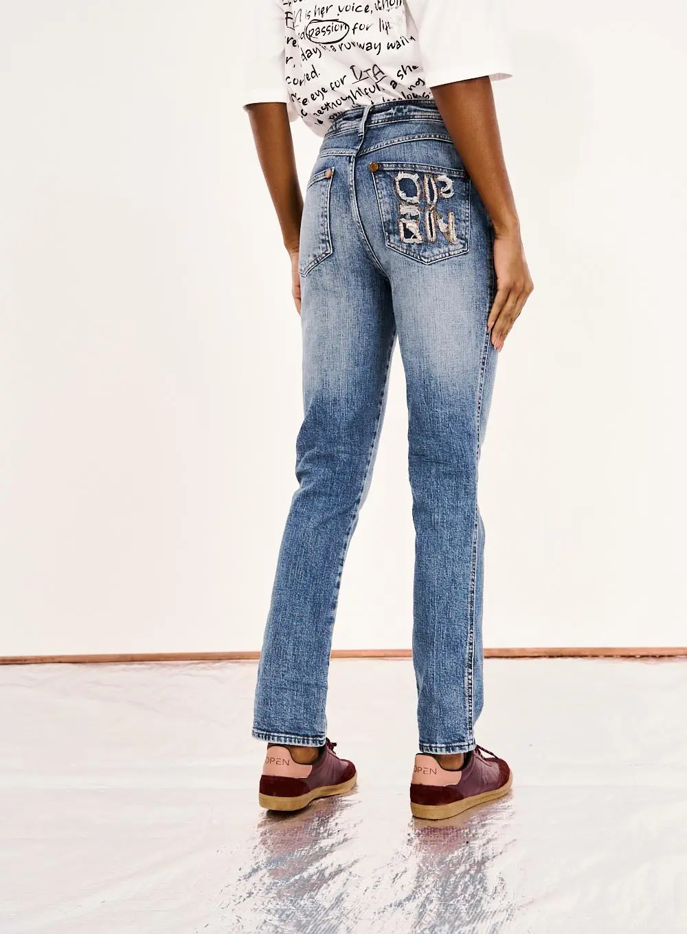 Calça Jeans Feminina Skinny Cós Baixo Índigo 4