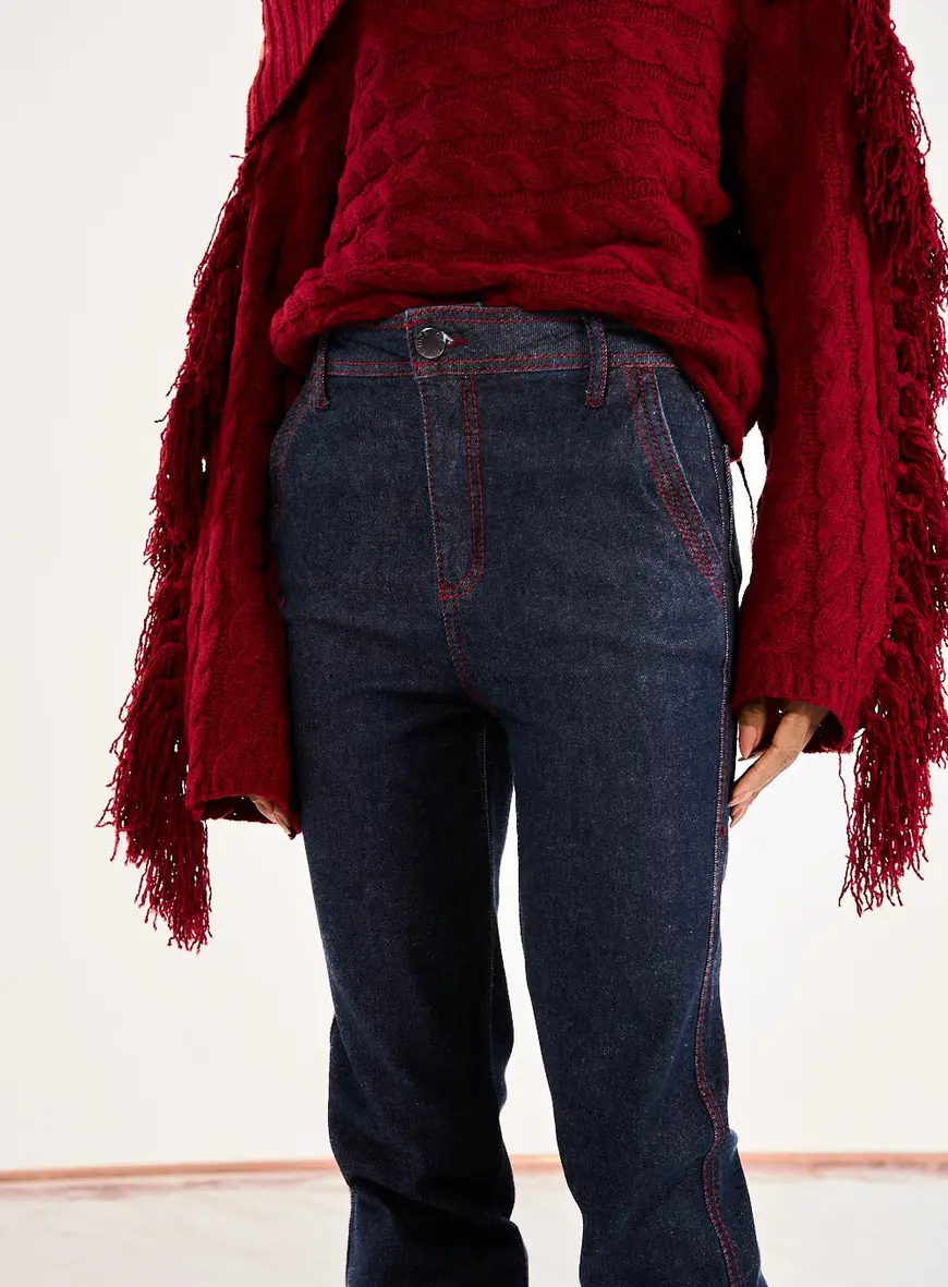 Calça Jeans Feminina Boot Cut Índigo 2