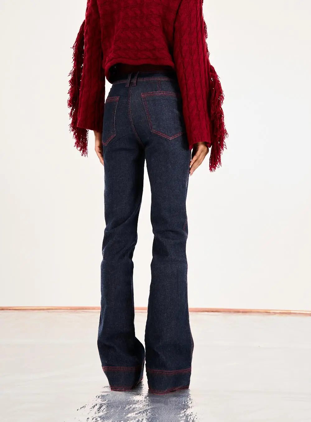 Calça Jeans Feminina Boot Cut Índigo 4