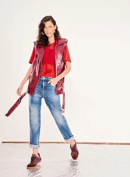 Calça Jeans Feminina Cós Baixo
