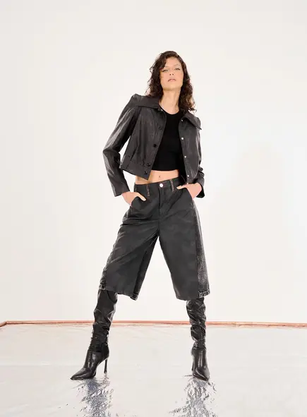 Bermuda Jeans Feminina Comfort