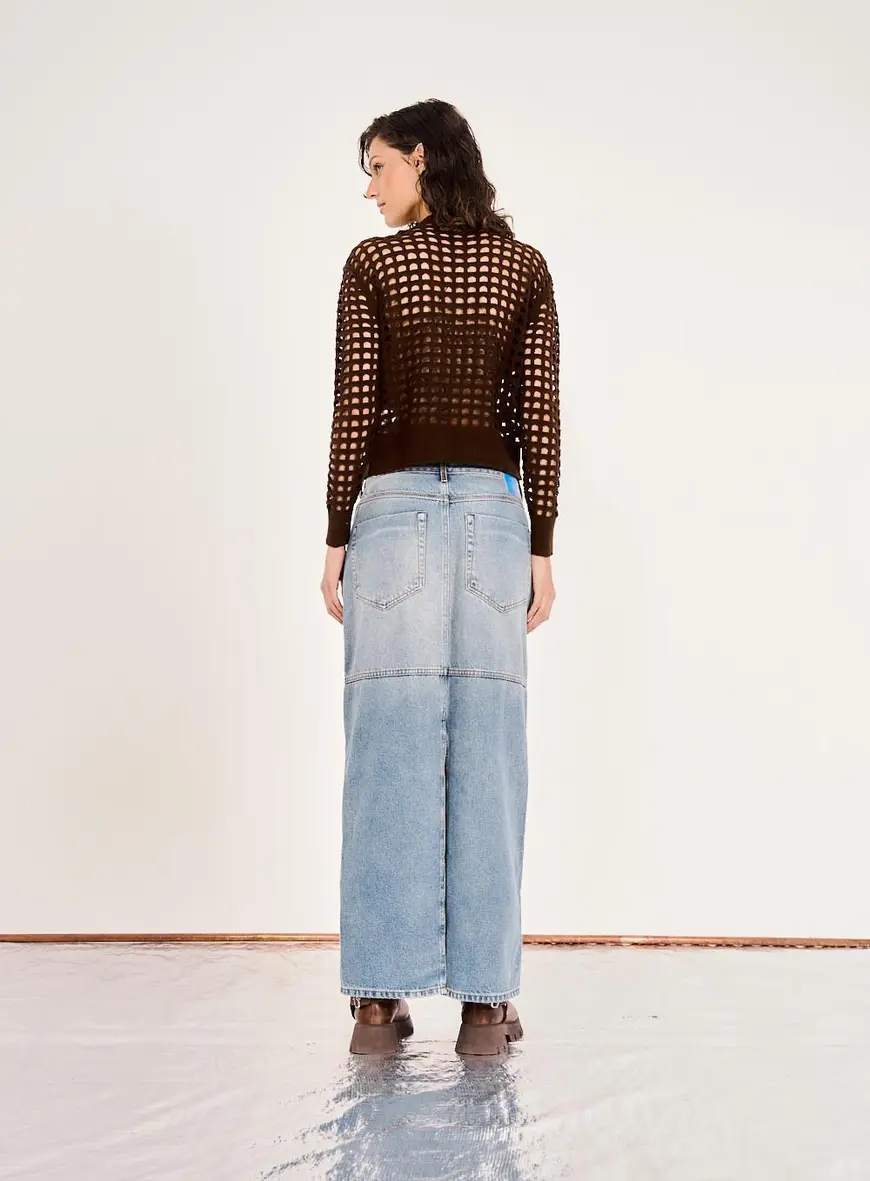 Saia Jeans Índigo 4