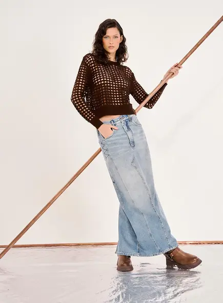 Saia Jeans