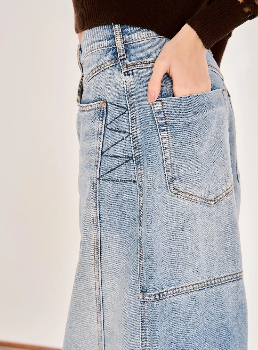 Saia Jeans Índigo 2