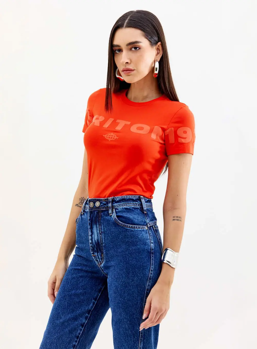 Camiseta Slim Fit Vermelho 1