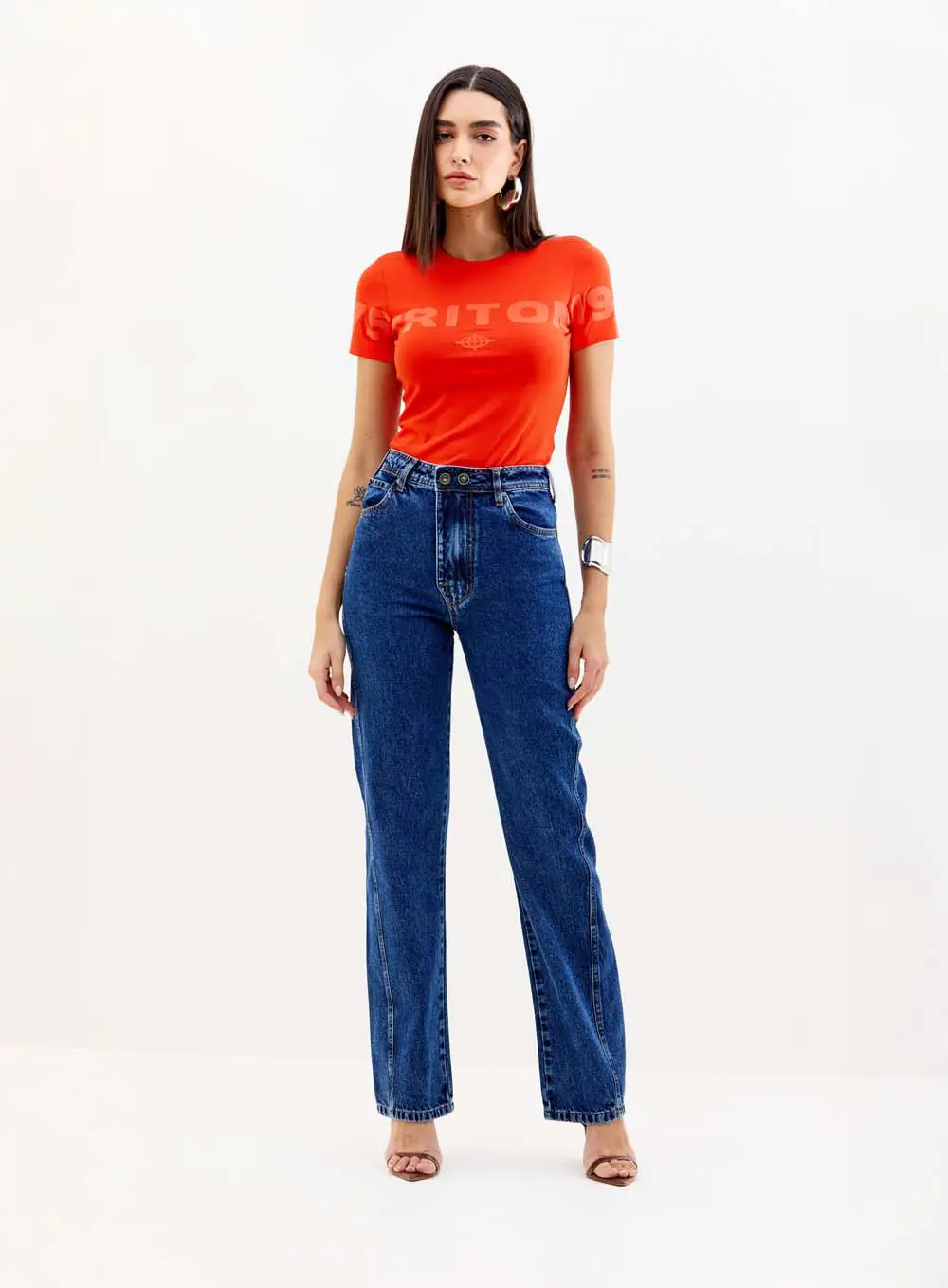 Camiseta Slim Fit Vermelho 3