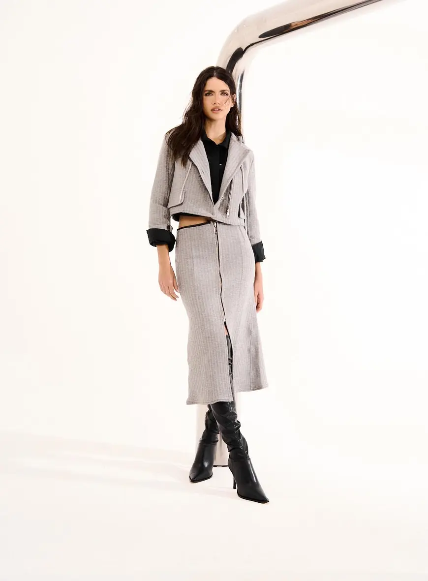 Camisa Feminina Alfaiataria Loose Preto 3