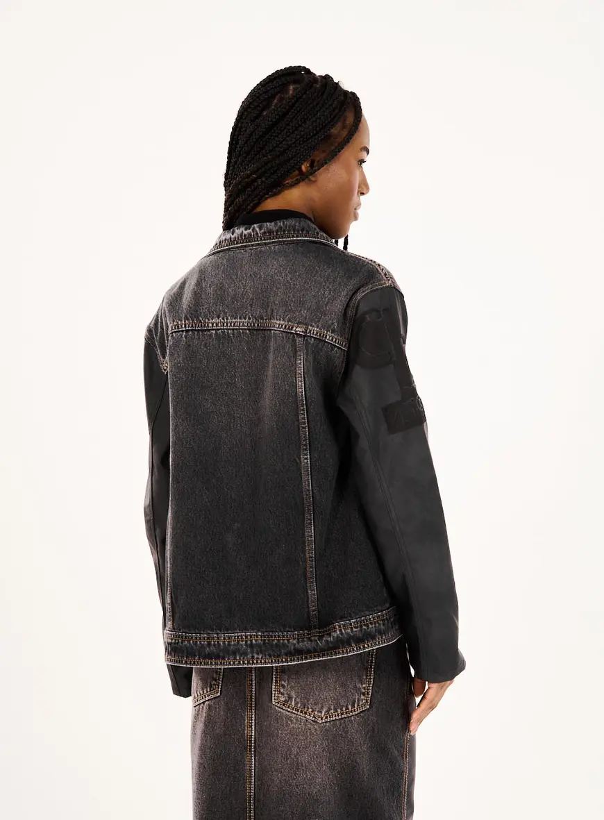 Jaqueta Jeans Indigo Preto 4