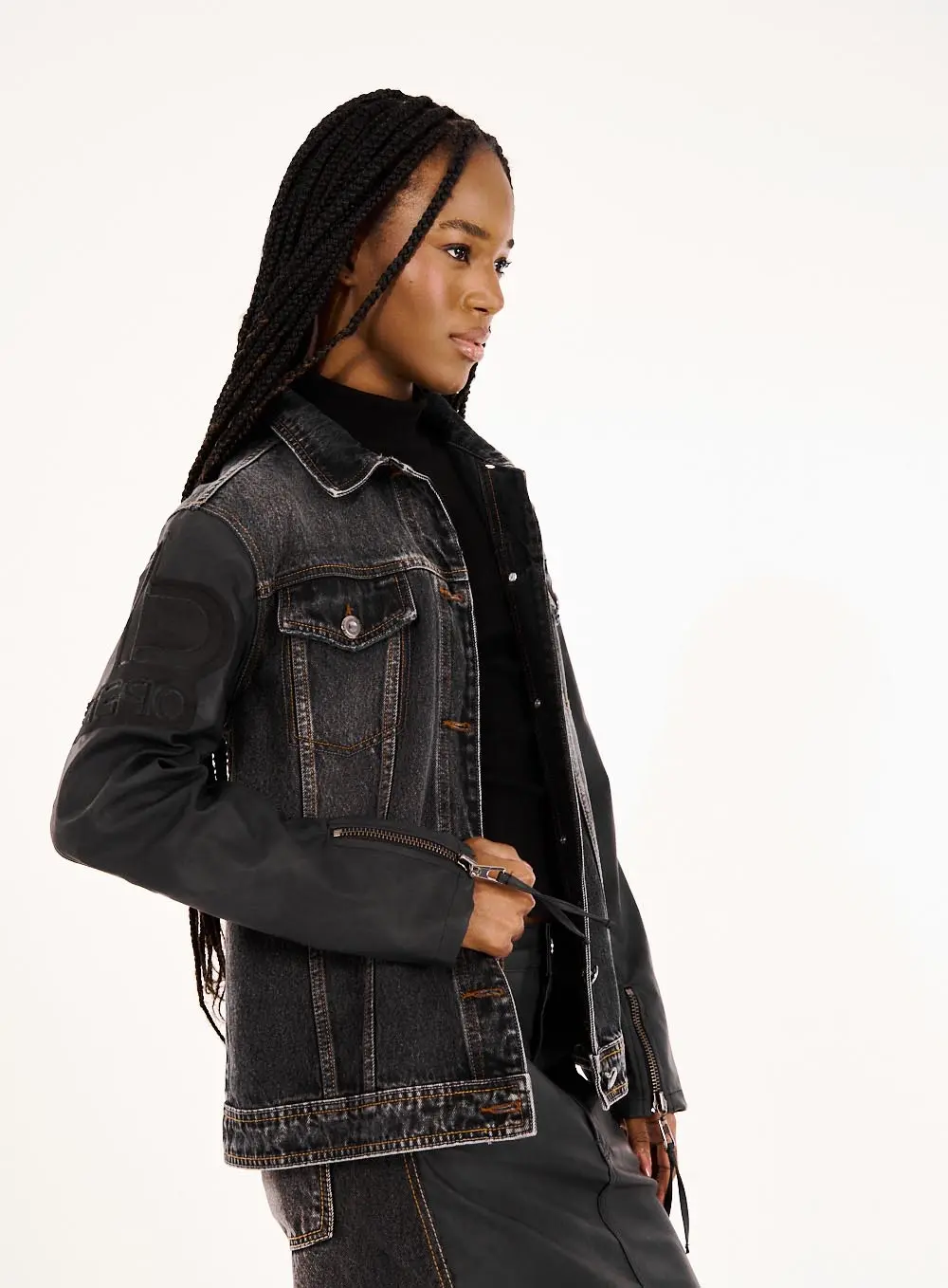 Jaqueta Jeans Indigo Preto 1