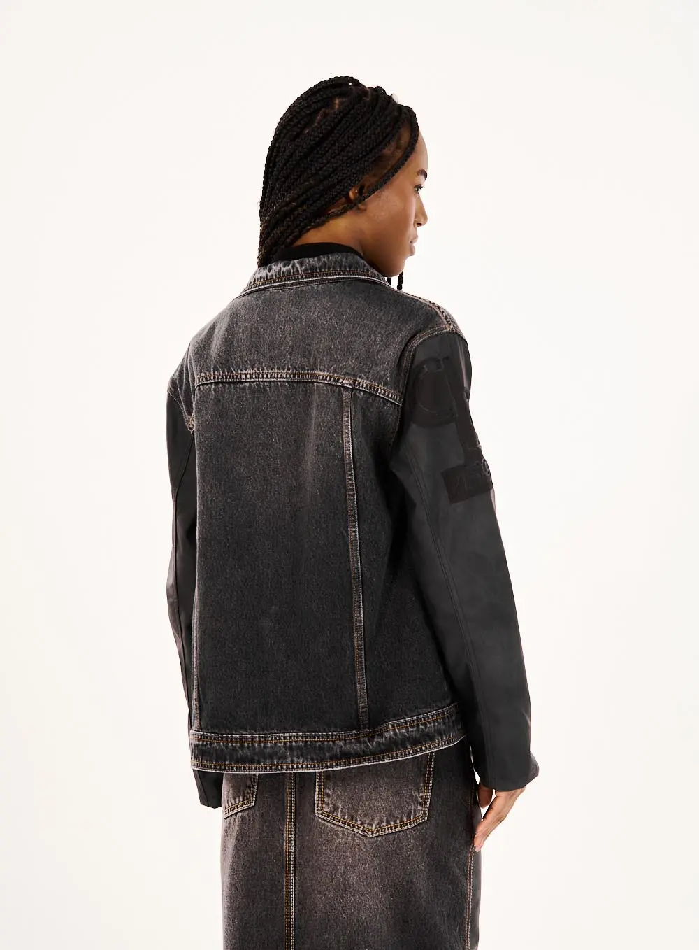 Jaqueta Jeans Indigo Preto 4